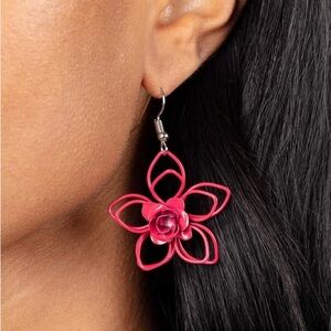 Botanical Bonanza Pink  Earrings